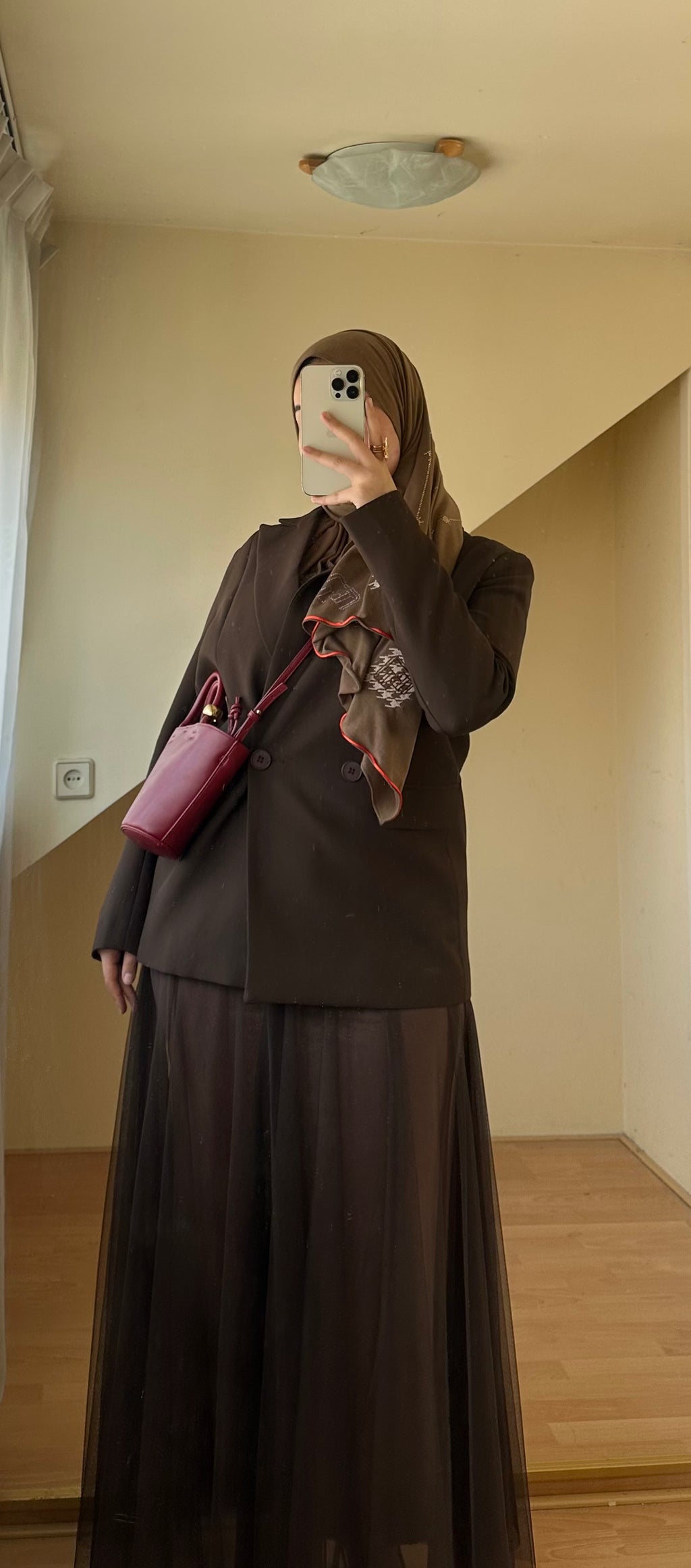 Skirt Asiya - Dark brown