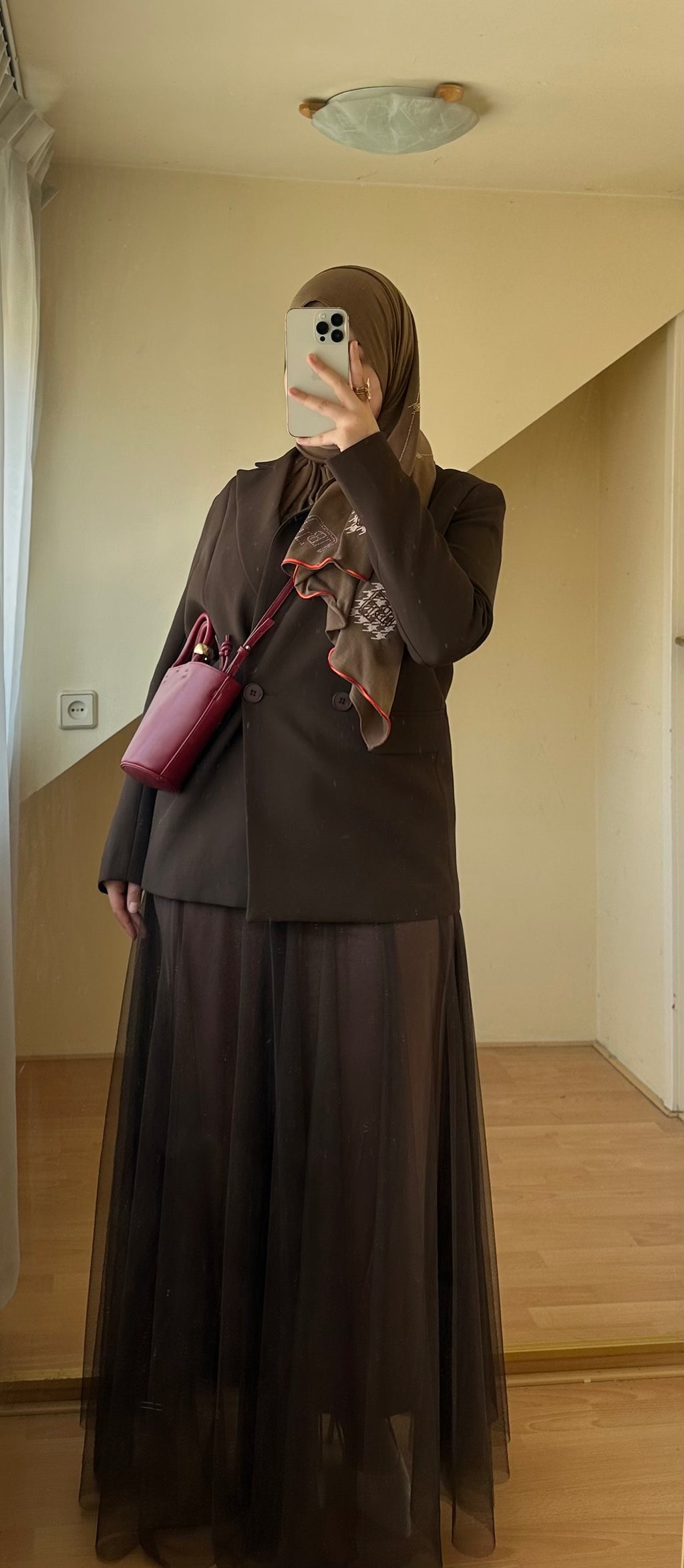 Skirt Asiya - Dark brown